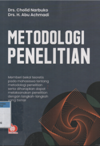 Image of Metodologi Penelitian