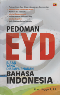 Image of PEDOMAN EYD BAHASA INDONESIA