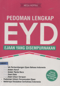 Image of Pedoman lengkapm EYD ejaan yang disempurnakan