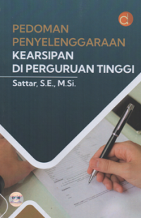 Image of Pedoman penyelenggaraan kearsipan di perguruan tinggi