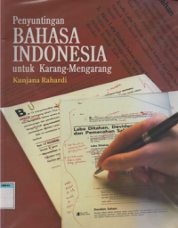 Image of Penyuntingan BAHASA INDONESIA Untuk Karang-Mengarang