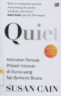 Image of Quiet kekuatan senyap pribadi introver di dunia yang berhenti bicara