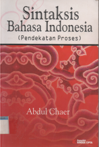 Image of sintaksis bahasa indonesia ( pendekatan proses )