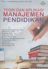 Image of TEORI DAN APLIKASI MANAJEMEN PENDIDIKAN
