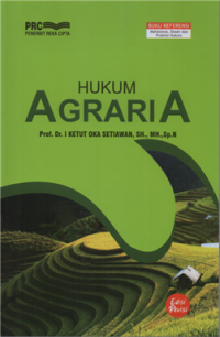 Image of Hukum agraria