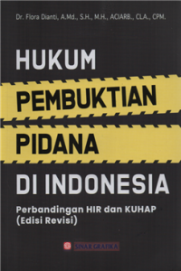 Image of Hukum pembuktian pidana di indonesia