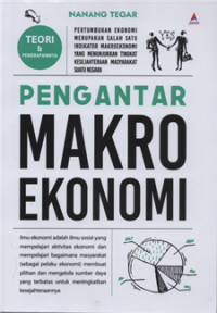 Image of Pengantar makro ekonomi : teori dan penerapannya