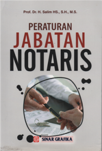 Image of Peraturan jabatan notaris