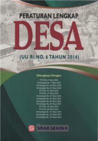 Image of Peraturan lengkap desa (UU RI No. Tahun 2014 )