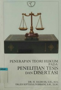 Image of PENERAPAN TEORI HUKUM PADA PENELITIAN