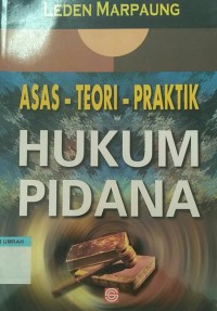 Image of Asas-Teori-Praktik: Hukum Pidana