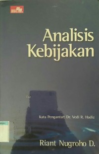 Image of ANALISIS KEBIJAKAN