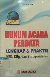 Image of Hukum Acara Perdata Lengkap & Praktis