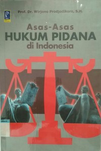 Image of Asas-asas hukum pidana di Indonesia