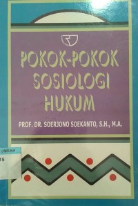 Image of Pokok-pokok sosiologi hukum