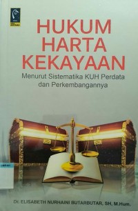 Image of Hukum harta kekayaan: menurut sistematika KUH perdata dan perkembangannya