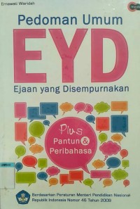 Image of Pedoman umum EYD ejaan yang disempurnakan plus pantun & peribahasa