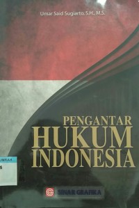 Image of Pengantar Hukum Indonesia
