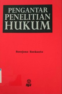 Image of Pengantar penelitian Hukum