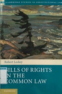 Image of Bills of right in the common law