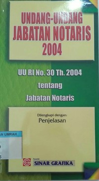 Image of UU Jabatan Notaris