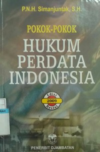 Image of POKOK-POKOK HUKUM PERDATA INDONESIA