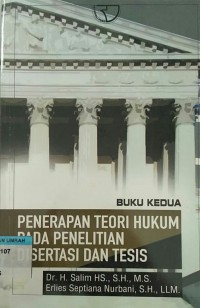 Image of PENERAPAN TEORI HUKUM PADA PENELITIAN