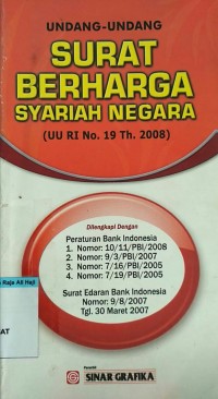 Image of Undang-undang Surat Berharga Syariah Negara