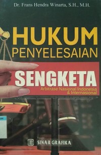 Image of Hukum penyelesaian sengketa