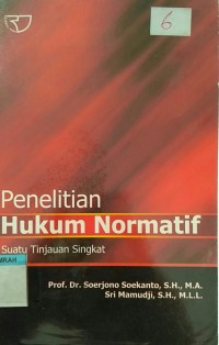 Image of PENELITIAN HUKUM NORMATIF