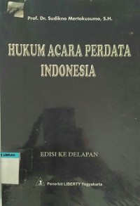 Image of HUKUM ACARA PERDATA INDONESIA