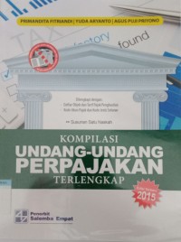 Image of Kompilasi undang-undang perpajakan terlengkap