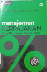 Image of Manajemen perpajakan
