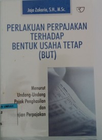 Image of PERLAKUAN PERPAJAKAN TERHADAP (BUT)