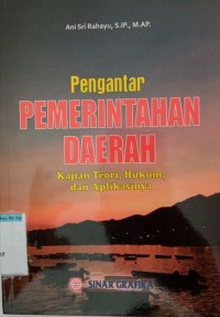 Image of PENGANTAR PEMERINTAHAN DAERAH