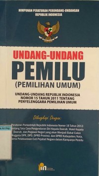 Image of Undang-Undang PEMILU (pemilihan umum)