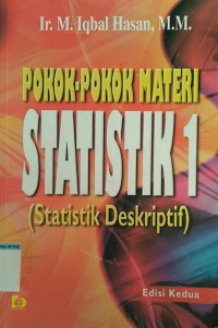 Image of pokok-pokok materi statistik 1 ( statistik deskriptif )