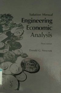 Image of Solution Manual Engineering Economic Analysis