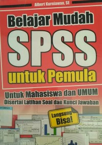 Image of belajar mudah spss untuk pemula