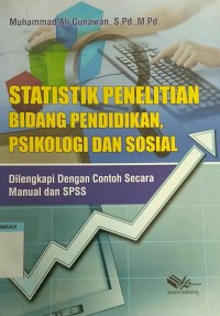 Image of Statistik penelitian bidang pendidikan psikologi dan sosial