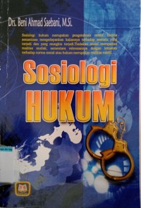 Image of SOSIOLOGI HUKUM