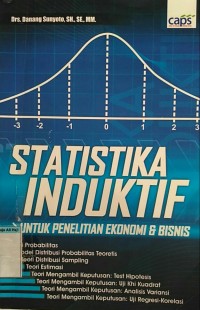 Image of Statistika induktif untuk penelitian ekonomi & bisnis