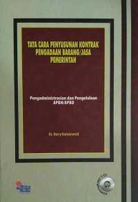 Image of TATA CARA PENYUSUNAN KONTRAK PENGADAAN BARANG/JASA PEMERINTAH