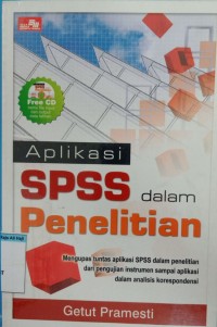 Image of Aplikasi Spss dalam Penelitian