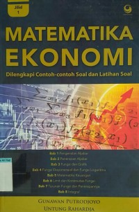 Image of Matematika ekonomi