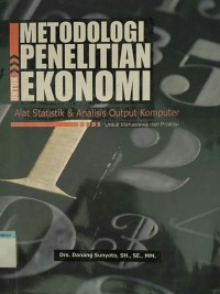 Image of Metodologi penelitian ekonomi