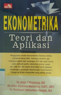 Image of EKONOMETRIKA TEORI DAN APLIKASI