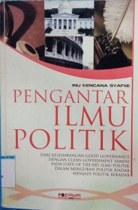 Image of Pengantar ilmu politik