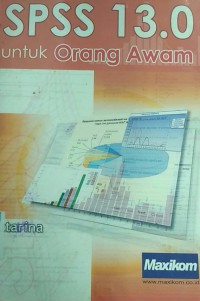 Image of SPSS 13.0 untuk orang awam