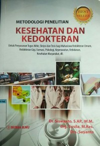Image of Metodologi penelitian kesehatan dan kedokteran